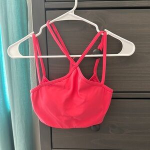 Women's Pink Strappy Bralette